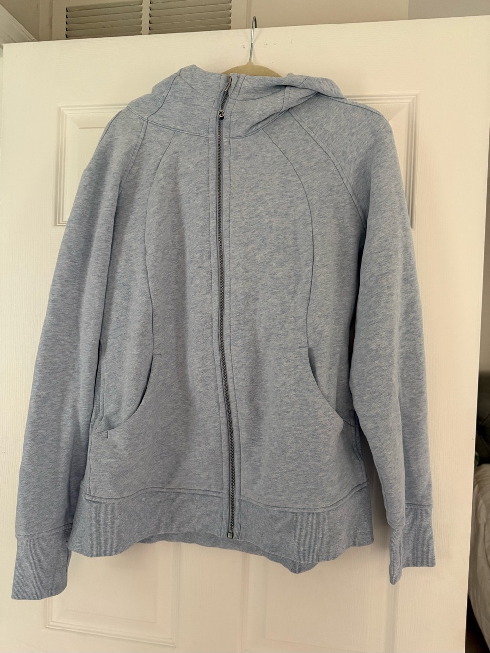 lululemon athletica SCUBA Light Blue Full-Zip Hoodie